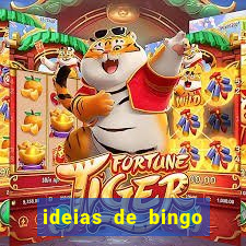 ideias de bingo para o natal